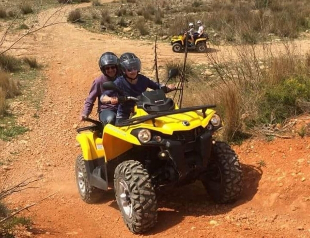  Driving quads with friends 