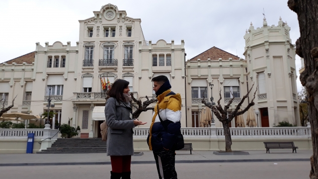 Visita guiada al edificio del casino de Huesca