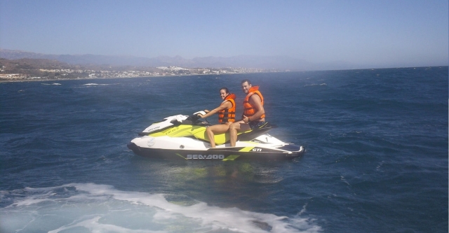 Salida en pareja en jet ski