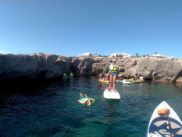 Excursión de paddle surf en Menorca