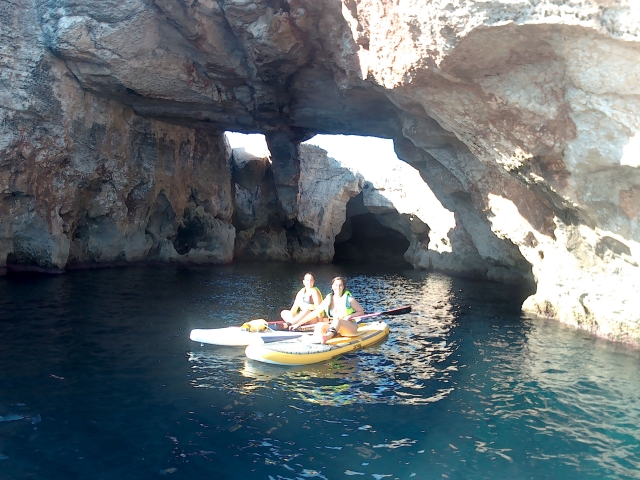 SUP en la isla de Menorca