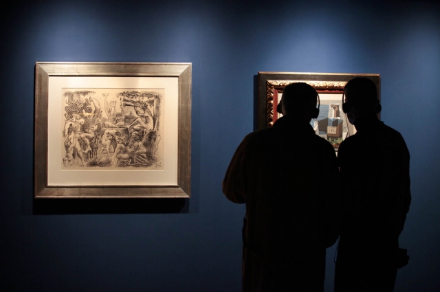 Recorriendo el museo