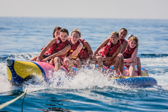Banana boat en Lloret de Mar