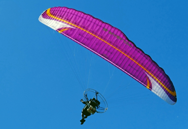 Bautismo de vuelo en paramotor