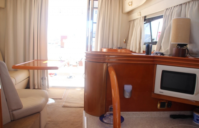  Speisesaal der Yacht 
