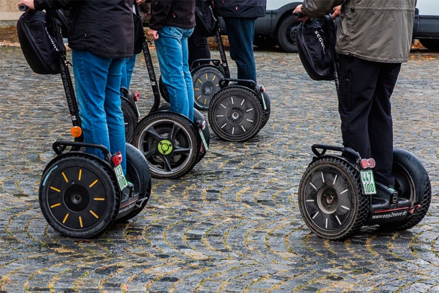  Sobre segways no percurso