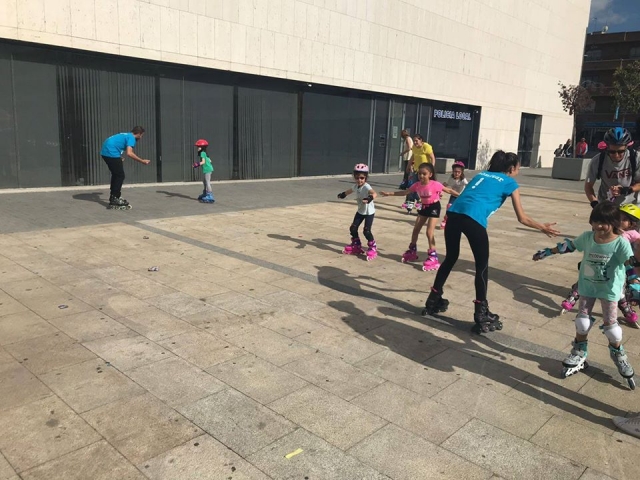 Día de patinaje con los pequeños