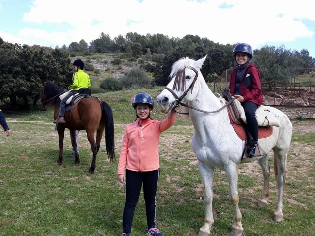 Preparados para la ruta a caballo
