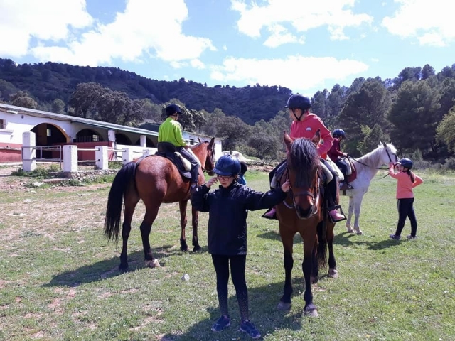 Rutas caballo en los campamentos