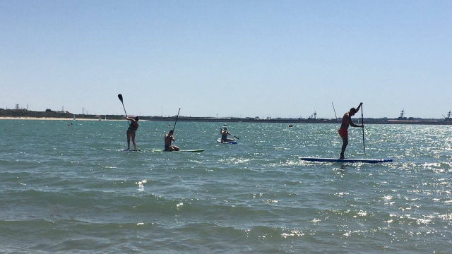 Travesía de paddle surf
