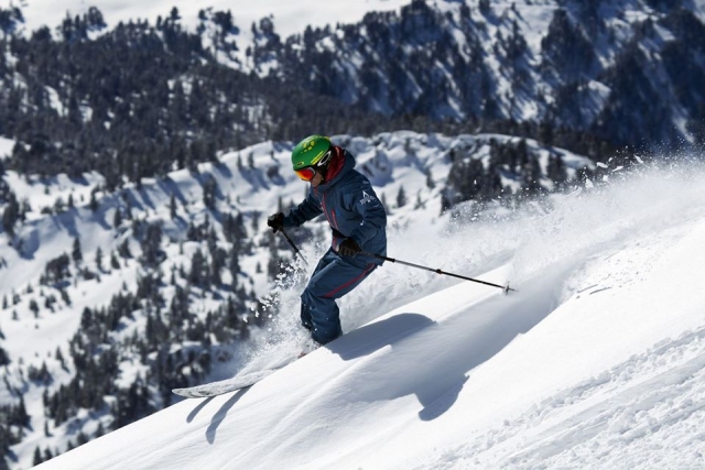 Descendiendo pistas de Baqueira Beret