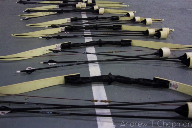  Arrows prepared for the archery tag game