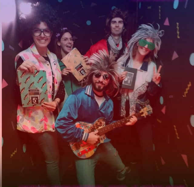 Los 80 como temática de escape room