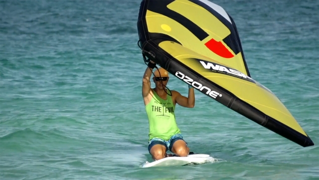 Wingsurf en Les Botigues 