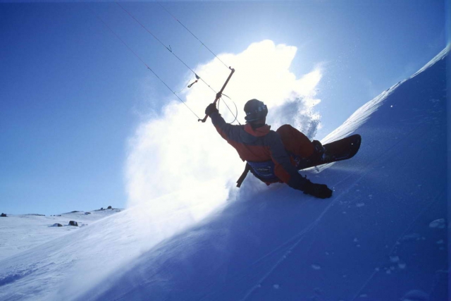 Snowkite en Barcelona 