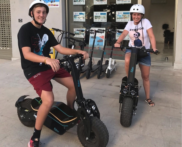 Alquiler de motos eléctricas en Benidorm