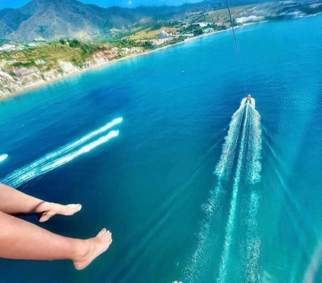 Desde el aire Parasailing Estepona