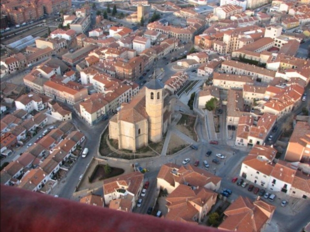 Patrimonio Histórico de Ávila desde el globo