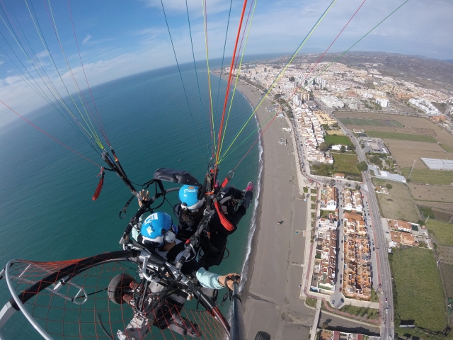 Torre del Mar paragliding flight 