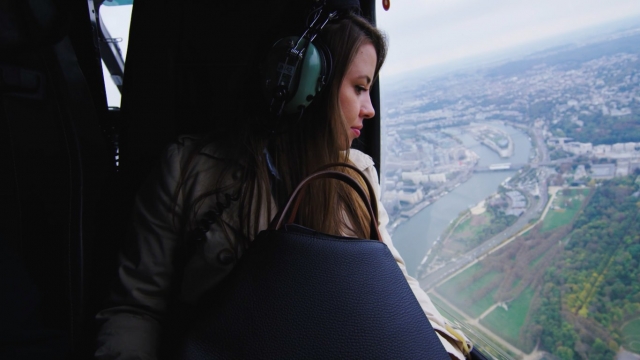 Während des Helikopterfluges 
