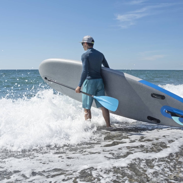  Paddle surfing in Benicassim 