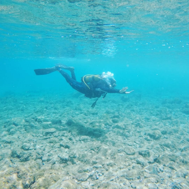  First dive diving 