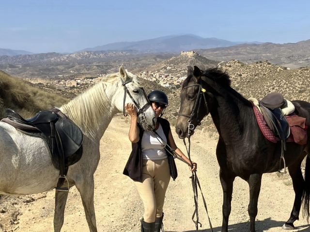 Itinéraire à cheval dans le désert de Tabernas 