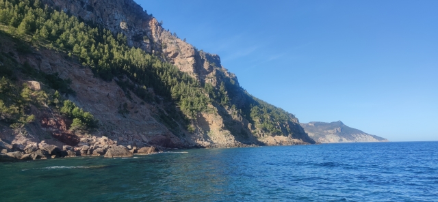  马略卡岛的原始海湾 