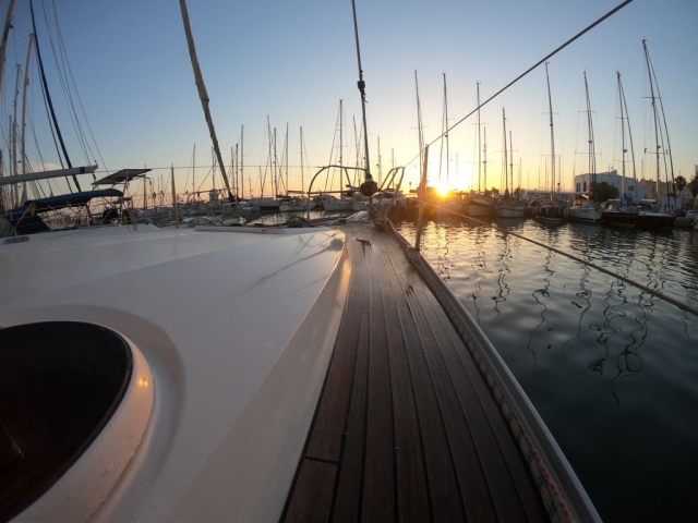 Barco desde el puerto