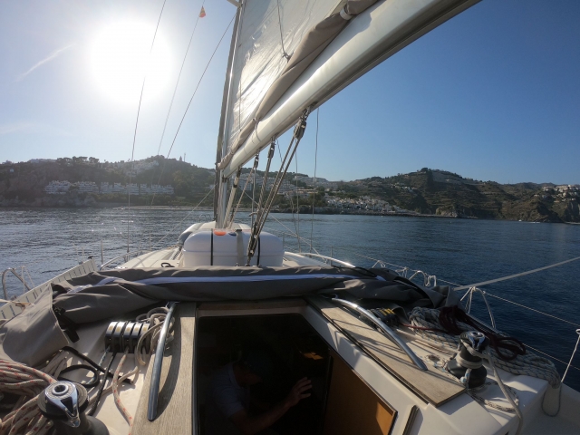 Día soleado en un barco