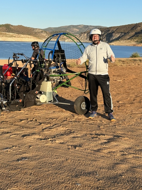 Opinión de Ana María sobre Vuelo en parapente y vídeo 360º en Antequera 20min