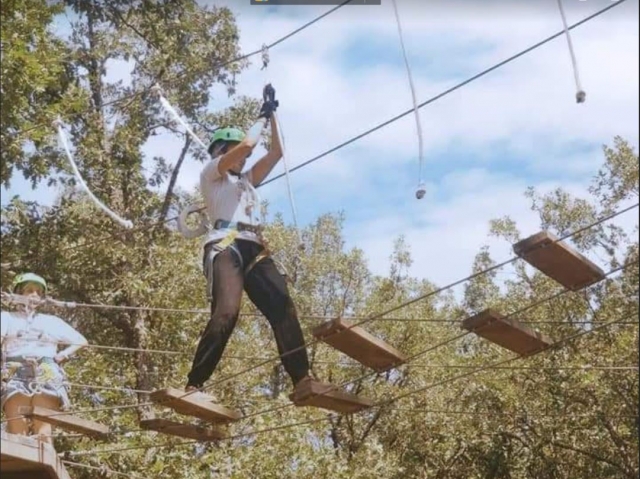 Circuito de aventura con tirolina León