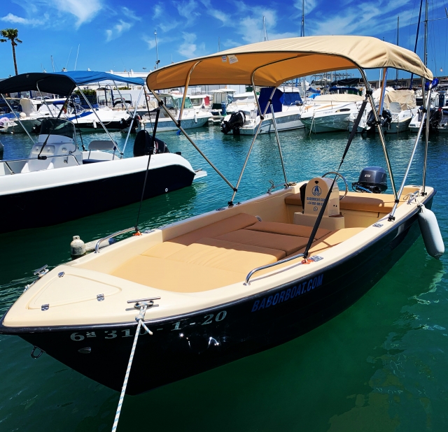 Barco en Málaga