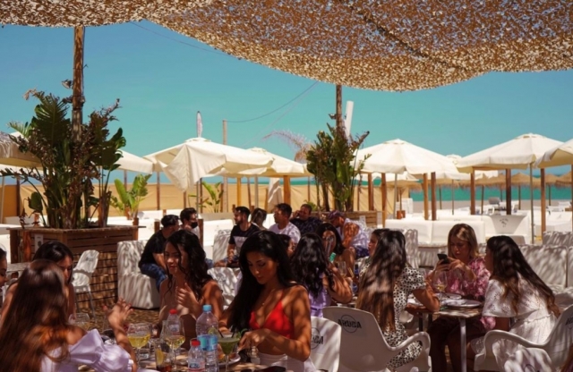 Postres del servicio de catering