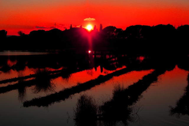  coucher de soleil spectaculaire 