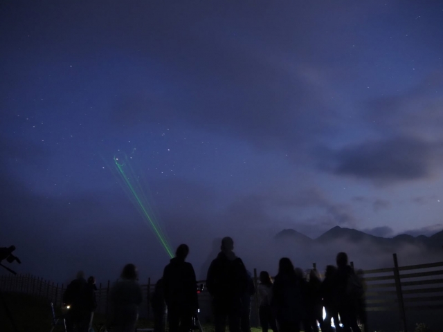 Astronomia durante le ciaspolate 