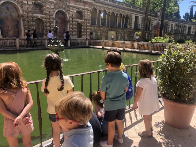 tour en Sevilla duranle el campamento
