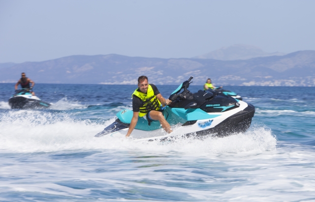  Con la moto d'acqua a Maiorca 