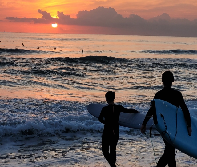  Vorbereitet mit unserem Paddel -Surf 