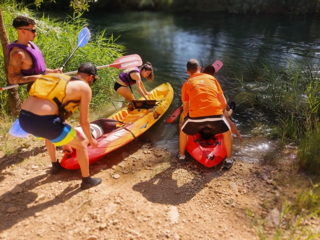  Kayak biplace sur le rives du Tage 