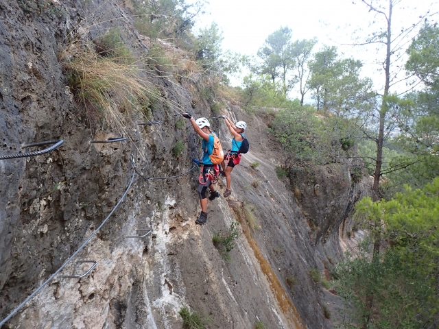  Klettersteig in der Gruppe 