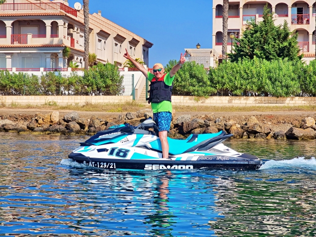  Happy in the Jetski 