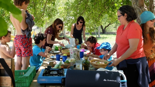  Family barbecue 