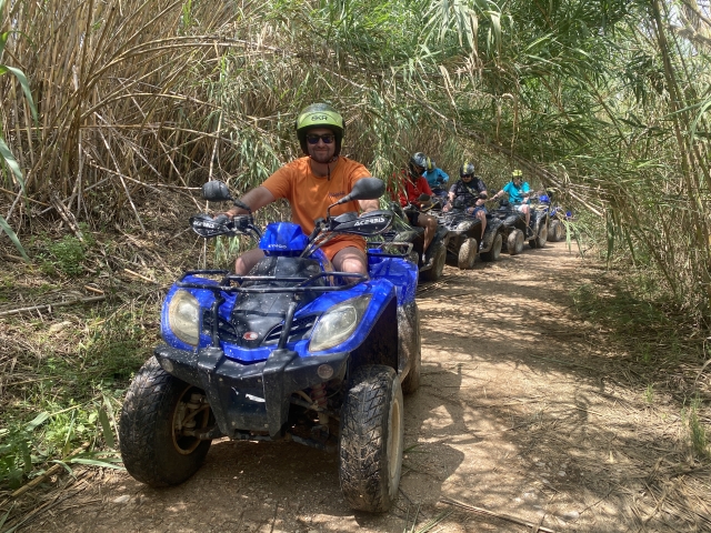 Partenza in quad 