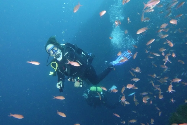 Buceando con los peces