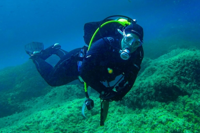 Cogiendo confianza con el buceo
