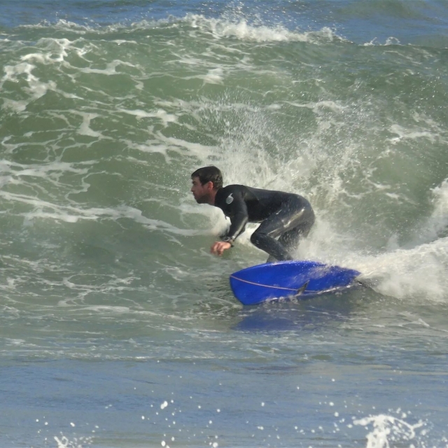 Surfeando las olas