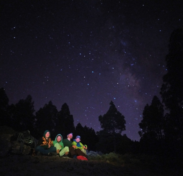  Magische Nacht zwischen Sternen auf dem Pico de las Nieves 
