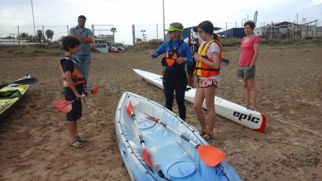 Día de piraguas en Valencia