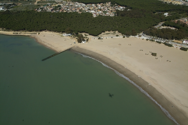 Vista aérea de la Playa de la Puntilla